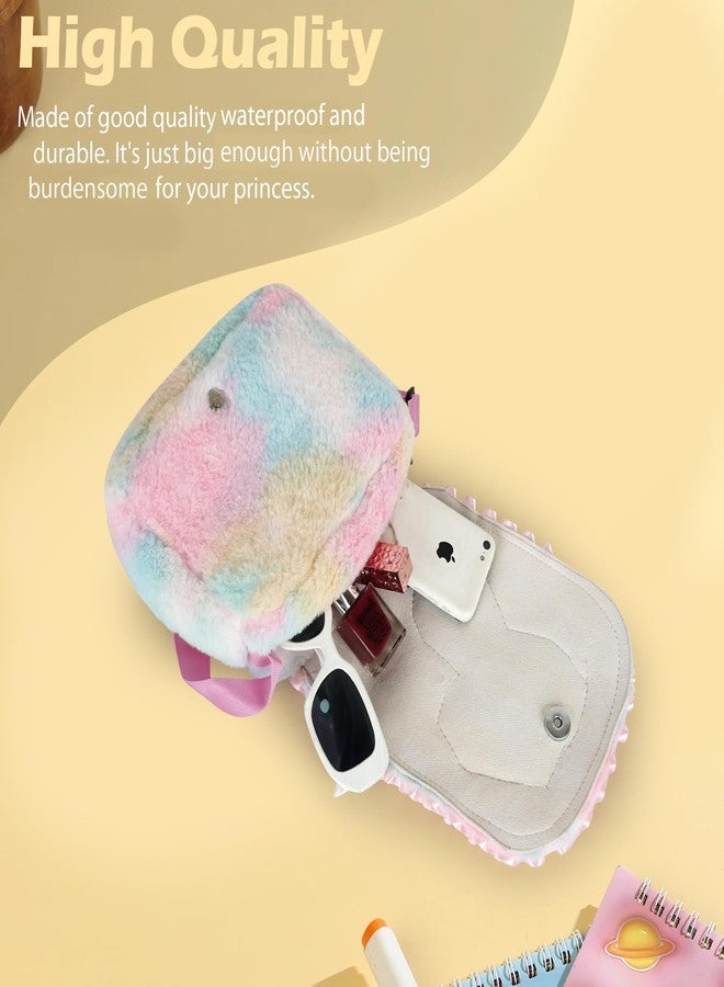 CULT FACTORY Beautiful Unicorn Bag for Girls Plush Toy Sling Bag for Kids Girls Mini Handbag Cross Body Kids Bags - Image 4